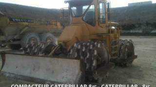 Compacteur à pieds de mouton CATERPILLAR 815 [upl. by Deloria520]