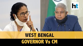 Dont curtail political space of opposition Guv Dhankar attacks CM Mamata [upl. by Nylorac824]