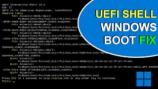 Windows Not Booting Fix UEFI Boot Issue [upl. by Elleinahc278]