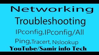 Network Troubleshooting using Tools the Command Prompt Utility [upl. by Pearce779]