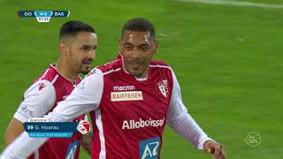 Guillaume Hoarau GOAL Sion Basel 40 21052021 [upl. by Rori]