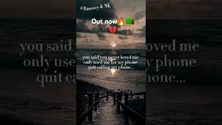 Ramsey amp NK calling my phone lyrics sad music song viralvideo [upl. by Brinn]