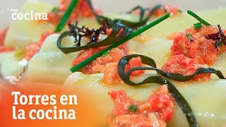 Canelones de marisco  Torres en la Cocina  RTVE Cocina [upl. by Ohs736]