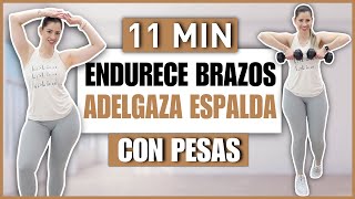 CONSIGUE ENDURECER LOS BRAZOS EN CASA CON ESTOS EJERCICIOS CON MANCUERNAS  NatyGlossGym [upl. by Eelrak48]