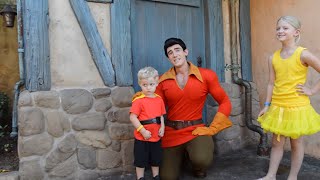 Gaston Loves Meeting His Biggest Fan at Disney World  Himself [upl. by Gerard]