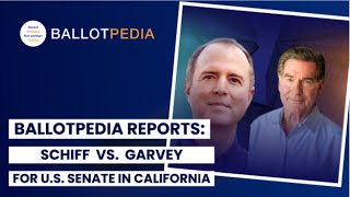 Election 2024 Adam Schiff versus Steve Garvey for United States Senate in California [upl. by Nevs]