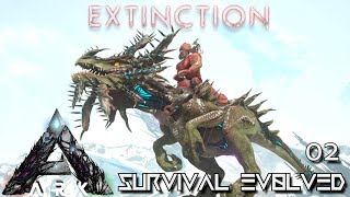 ARK EXTINCTION  NEW DINO VELONASAUR TAME   ARK SURVIVAL EVOLVED E02 [upl. by Araec]