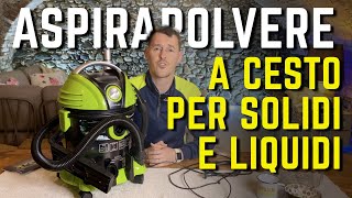 ASPIRA LIQUIDI E SOLIDI e SOFFIATORE con laspirapolvere a cesto CECOTEC CONGA WET amp DRY [upl. by Payne428]