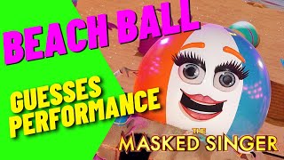 Beach Ball Performance and Guesses  Masked Singer  Episode 8 [upl. by Kanor]