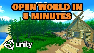 Build a beautiful 3D open world in 5 minutes  Environment Structures Props  Pt 4 [upl. by Rick]