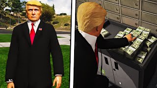 CE SE INTAMPLA DACA PRESEDINTELE SPARGE BANCA IN GTA 5 [upl. by Buyer323]