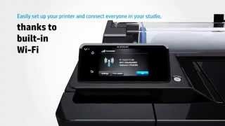 HP Designjet T520 ePrinter [upl. by Divadleahcim]