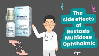 What are the side effects of Restasis Multidose Ophthalmic [upl. by Izawa]