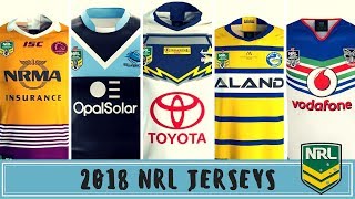 NRL Jerseys 2018 [upl. by Lodi]