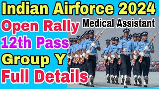 Air Force Airmen Rally Recruitment 2024 IAF Group Y Medical Assistant syllabus Selection process [upl. by Haron]