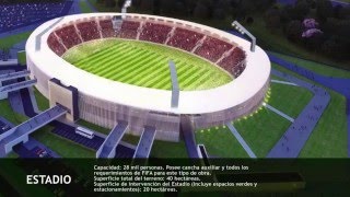 Estadio  Proyecto Parque La Pedrera [upl. by Ezeerb88]