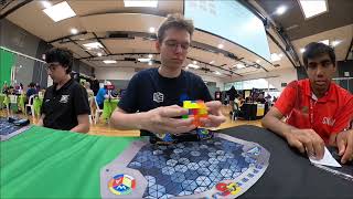 Rubik’s Cube European Record 367s  FULLSTEP [upl. by Borchert]