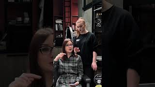 Работа мастера Scissors🤍 shortvideo hair парикмахер салонкрасоты hairstyle haircut стрижка [upl. by Yenruogis]