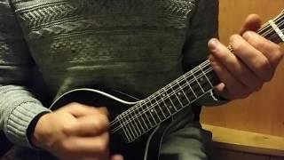 Pirates of the Caribbean  mandolin cover with tab amp backing track [upl. by Hannazus725]