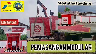 Pertashop Pertamina  Pemasangan Modular Pertashop Kembangan [upl. by Wieren617]