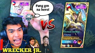 PINAIYAK KO S WRECKER JR DAHIL MINALIIT FANS KO😂 1V1  MLBBinuyasha mlbb [upl. by Yatnahs]