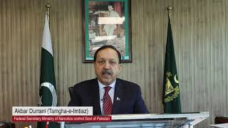 Federal Secretary MNC Akbar Hussain Durrani Message on World Drug Day 2021 [upl. by Ylloj]