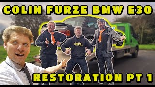 Restoring COLIN FURZEs Classic BMW E30  EP1  We Also Tour His Underground Tunnel Bunker amp Garage [upl. by Kram]