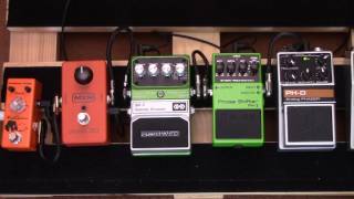 Phaser Pedal Shootout  MXR Boss Hardwire Nobels Movall Audio [upl. by Pfeffer451]