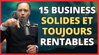 15 idées de Business Toujours Rentables Idées Solides Durables et à Succès podcast federalitude [upl. by High]