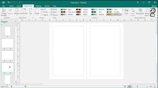 How to set up a booklet in Publisher [upl. by Atinot]