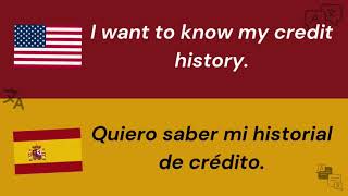 Spanish Phrases for the Bank  Spanish Conversation for Beginners [upl. by Natye866]