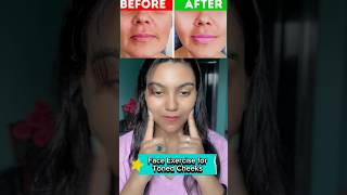 Face Exercise For Toned Cheeks faceexercise shorts cheeks [upl. by Eanrahs69]