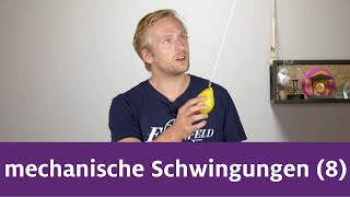 Mechanische Schwingungen Teil 8  Kräfte am Fadenpendel und die Bewegungsgleichung [upl. by Irakab248]