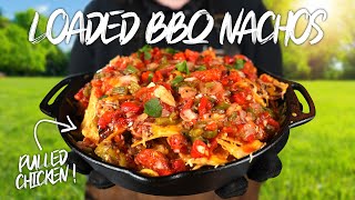 Zo maak je Pulled Chicken LOADED BBQ Nachos op de Kamado🤩🌮  Kolenboertje [upl. by Beach]