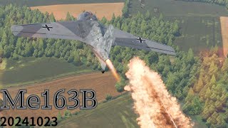 WarThunder SB gameplay シミュレーター Me163B マジノ Maginot air simulator battles [upl. by Stephanus]