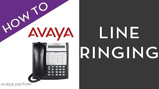 Avaya Partner programming tips Line Ringing [upl. by Enened]