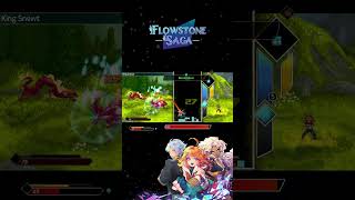 Flowstone Saga  King Snewt Battle Short Gameplay [upl. by Lennor300]