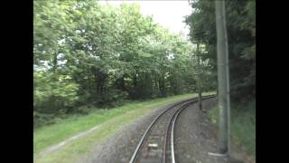 Führerstandsmitfahrt in der Straßenbahn von Bochum nach Witten Heven Dorf tram cabe ride [upl. by Radnaxela262]