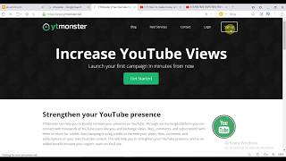 YTmonster Quickly 10k views with 24 ours100 working [upl. by Ahsimac]