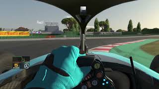 iRacing Onboard Lap Super Formula SF23 at Misano 24S4 IMSIM Series [upl. by Ades589]