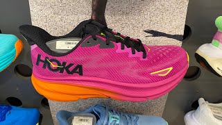 HOKA Clifton 9 FuchsiaBlack  Style Code 1127895FCK [upl. by Winter12]