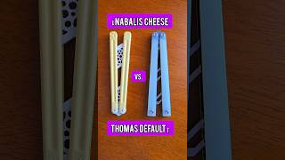 Nabalis Cheese VS Thomas Default Balisong ASMR Comparison😩👂 shorts [upl. by Ellehsram]