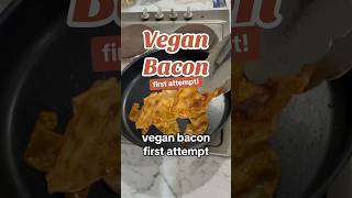 Making vegan bacon first try 🥓 [upl. by Crosley]