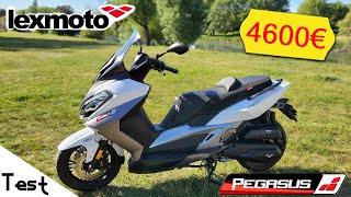 quotTestquot Un MAXISCOOTER 300cc pour le prix dun 125cc 😵 quotLEXMOTO Pegasus 300 de 2022quot [upl. by Reywas]