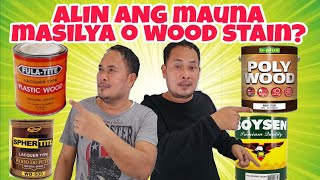 Ano ang Dapat Mauna Masilya o Wood StainVarnishingStainingBest Varnish [upl. by Lehar]