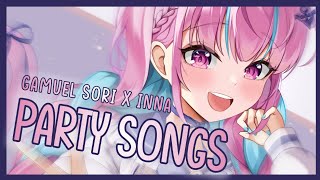 Nightcore ➳ Party Songs  Gamuel Sori x INNA Lyrics [upl. by Retsila972]