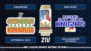 Junior MPBL DLeague Inaugural Season  Caloocan JY Batang Kankaloo vs San Juan Knights Go For Gold [upl. by Ohploda]