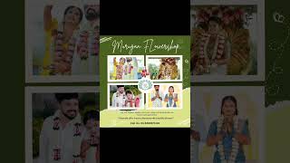 MuruganFlowershop23 call us 91 6383971116 garland reels wedding love couplegoals [upl. by Dilks]