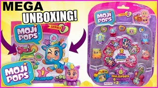 Moji Pops 😵 MEGA UNBOXING 😋 Brokatowe figurki [upl. by Nairrad]