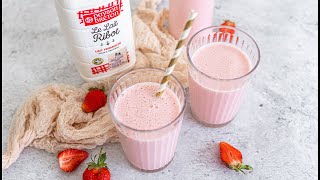 Smoothie fraise banane au Lait Ribot [upl. by Parshall]